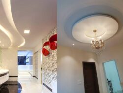 7 Desain Plafon Gypsum Maksimalis Mewah, Bikin Ruangan Berkelas!