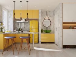 8 Contoh Mini Bar Dapur Kecil yang Estetik dan Chic Terbaru