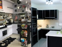 7 Model Dapur Hitam Putih yang Klasik & Mewah