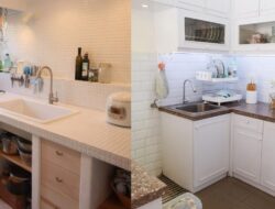 5 Pilihan Desain Dapur Kecil Keramik yang Stylish