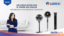 Gree Air Circulation Fan & Tower Air Cooler 6L Dibalut Ilmu Pengetahuan Canggih