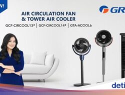 Gree Air Circulation Fan & Tower Air Cooler 6L Dibalut Ilmu Pengetahuan Canggih