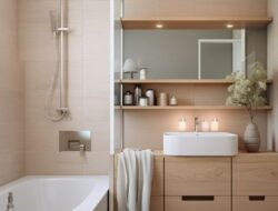 5 Desain Kamar Mandi Warna Cream Untuk Kesan Hangat dan Aesthetic | Panduan & Rujukan