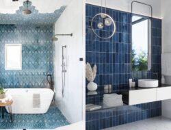 5 Inspirasi Keramik Kamar Mandi Warna Biru | Panduan & Rujukan