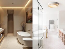 5 Desain Lampu Plafon Kamar Mandi Maksimalis yang Estetik​