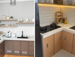 5 Inspirasi Tatakan Dapur Cor Bentuk L yang Efisien dan Fungsional