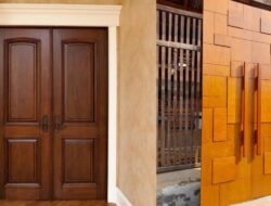 5 Inspirasi Model Pintu Kupu Tarung Kayu Jati Terbaru
