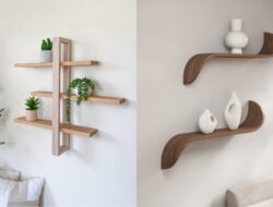 5 Model Rak Dinding Tempel Untuk Kayu, Estetik dan Fungsional!