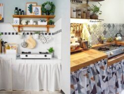 7 Inspirasi Gorden Kolong Dapur Maksimalis yang Cantik dan Terkini