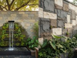8 Inspirasi Desain Dinding Taman Tempattinggal yang Cantik dan Menyegarkan