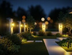 8 Inspirasi Desain Lampu Taman Tembok, Kombinasi Cahaya dan Estetika yang Menawan