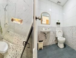 5 Inspirasi Anti Licin Keramik Kamar Mandi Motif Batu