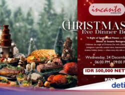 Rayakan Malam Natal Didalam Festive Dining Berkelas Ke Incanto Restaurant