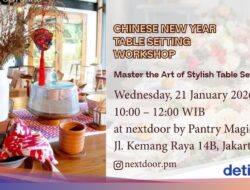 Rahasia Tatakan Chinese New Year Berkelas, Belajar Langsung Didalam Florist Profesional