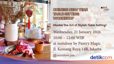 Rahasia Tatakan Chinese New Year Berkelas, Belajar Langsung Didalam Florist Profesional