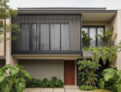 5 Desain Fasad Tempattinggal 2 Lantai Lebar 6 Meter yang Proporsional