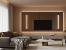 5 Inspirasi Desain Ruang TV Wall Panel, Solusi Dinding Kosong yang Membosankan