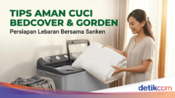 Tips Mencuci Bedcover dan Gorden Besar Ke Mesin Cuci Jelang Lebaran