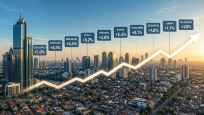 Harga Tempattinggal Naik Ke 11 Kota, Jakarta Mulai Kehilangan Dominasi