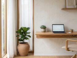 5 Ide Ruang Kerja WFH Estetik Di Rumah Pertama yang Pinterest-Approved