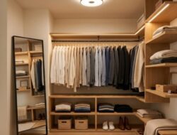 5 Ide Walk In Closet Kompleks Sebagai Ruangan Kecil dan Apartemen