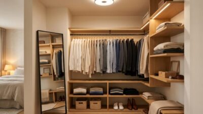 5 Ide Walk In Closet Kompleks Sebagai Ruangan Kecil dan Apartemen