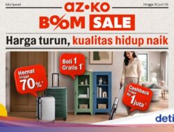 AZKO BOOM SALE Hadirkan Ragam Promo Menarik Perhatian, Ini Detailnya