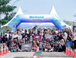 Metland Cikarang Pecahkan Catatan MURI lewat Dragrace Pushbike 400 Anak