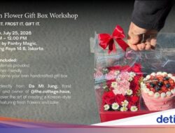 Bikin Sendiri Flower Gift Box Korea Hingga Workshop Ini, Daftar Sekarang!